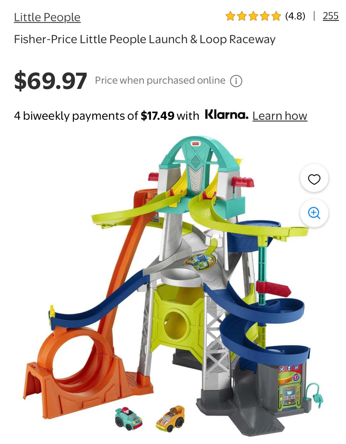 Fisher-Price Little People Launch & Loop Raceway Toy - photo 2