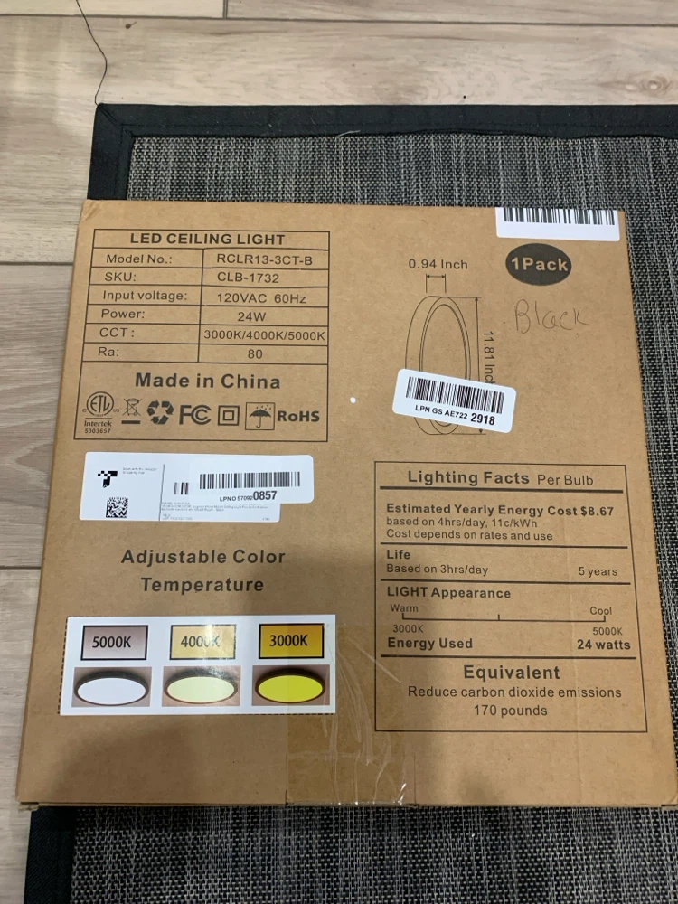 LED Ceiling Light Fixture