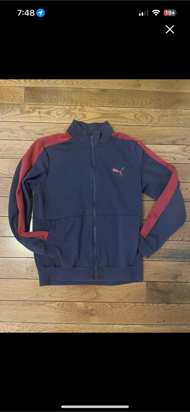 Puma zippered sweater - small
