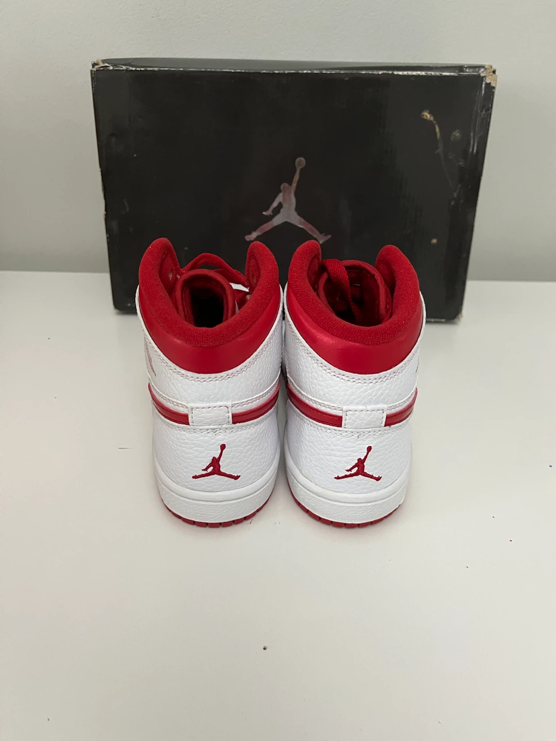 Jordan 1 Retro High (PS) White/Varsity Red Sneakers - photo 2
