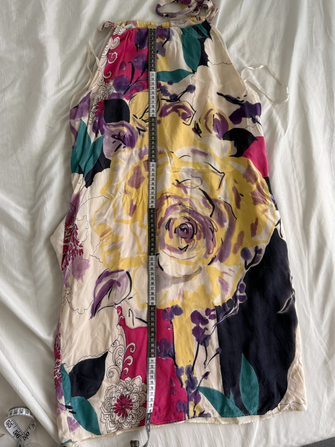 Coast Floral Silk Halter Top - Size 12 - photo 5