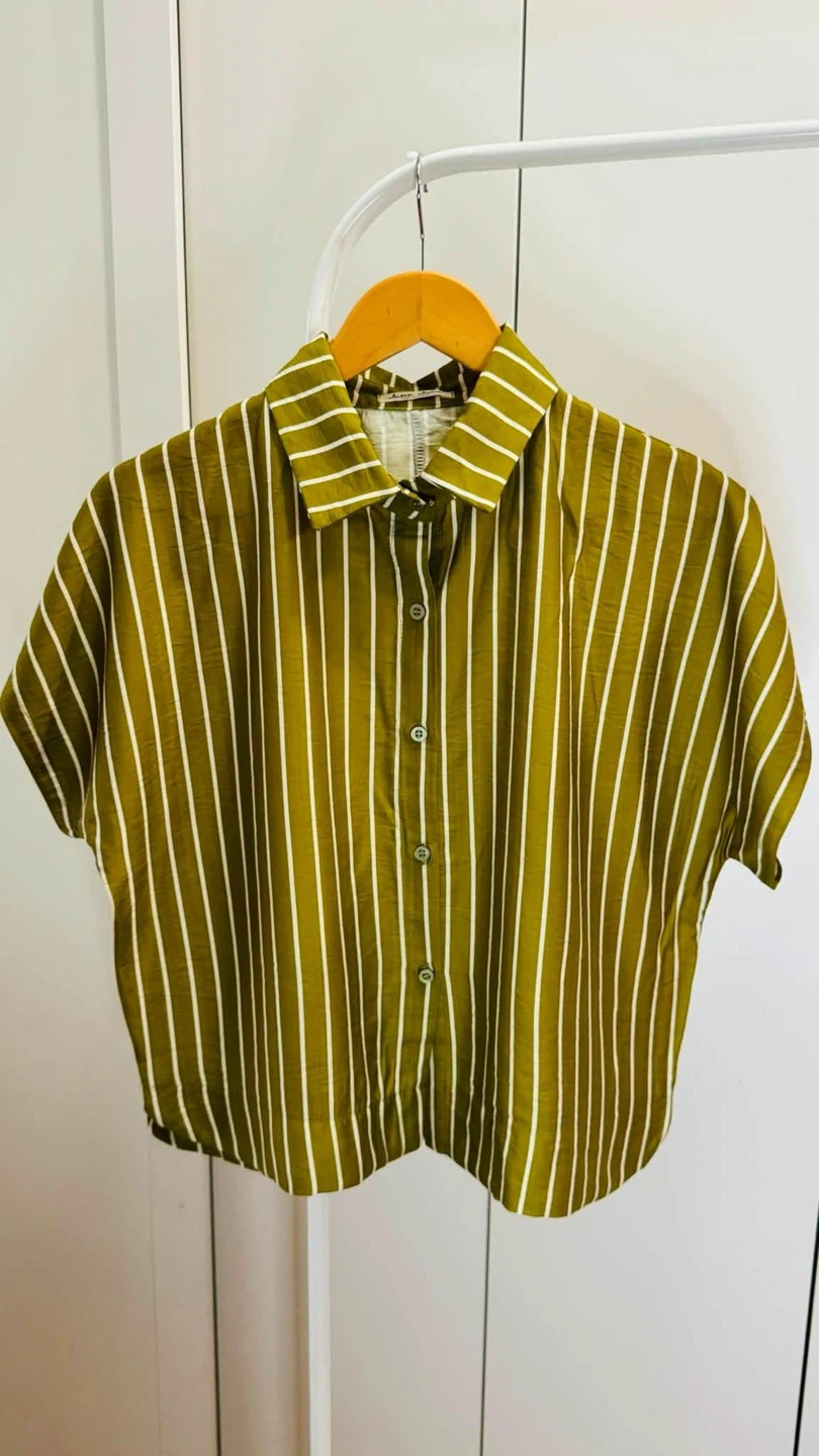 Striped Short Sleeve Button-Up Shirts (Various Colours) - photo 3