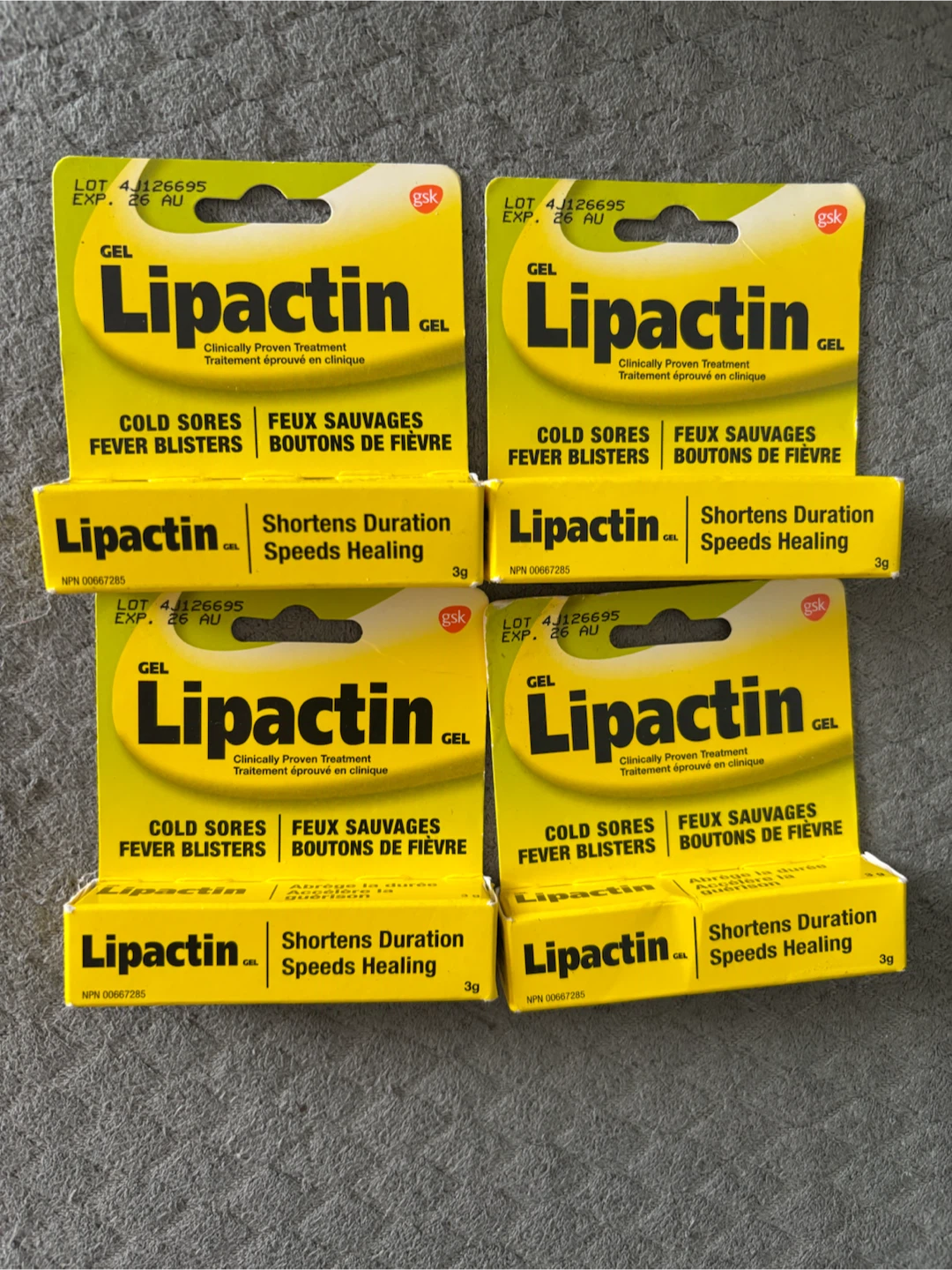 Lipactin Gel for Cold Sores - 3g