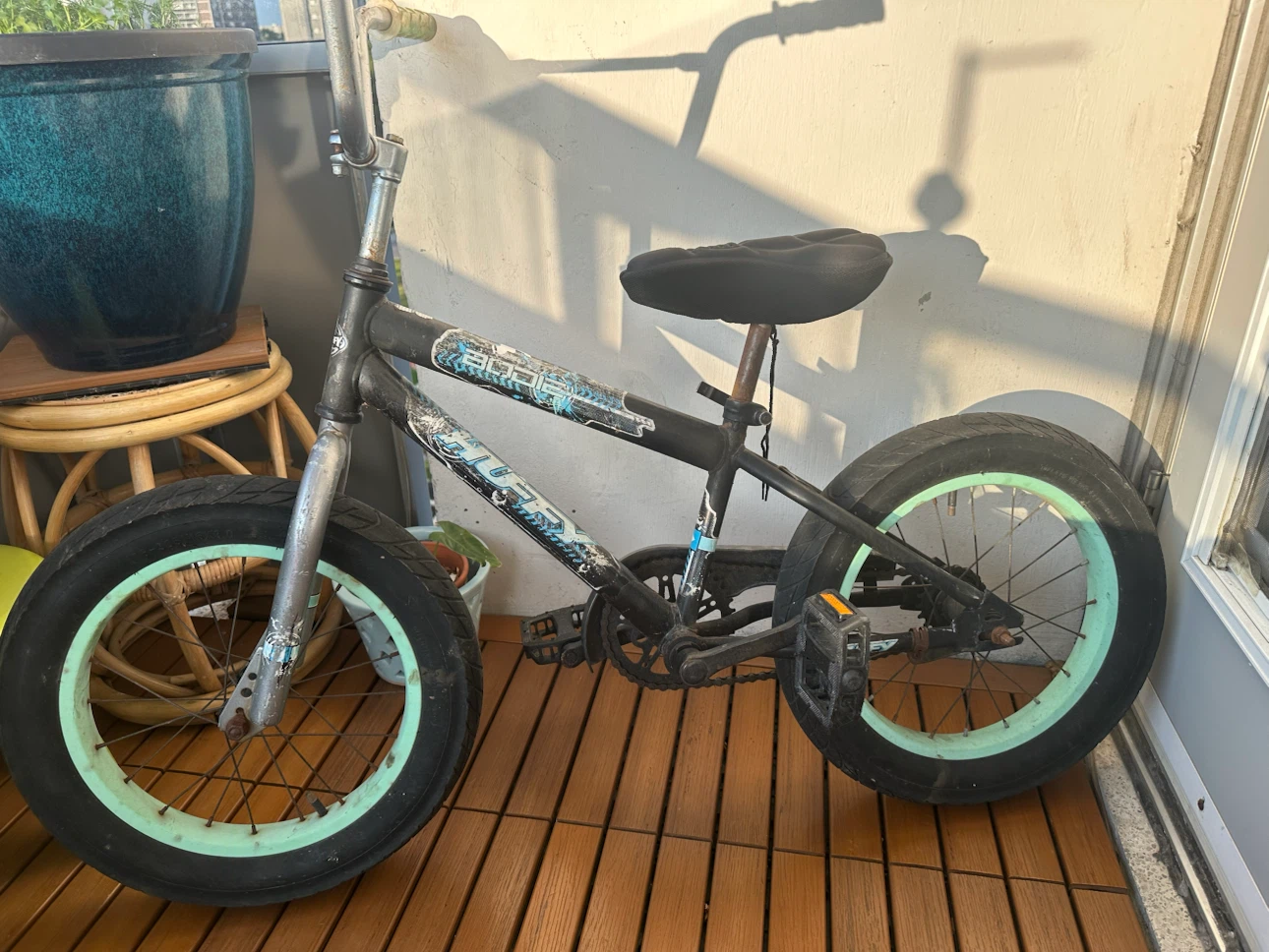 BMX Bike with rare fat tires