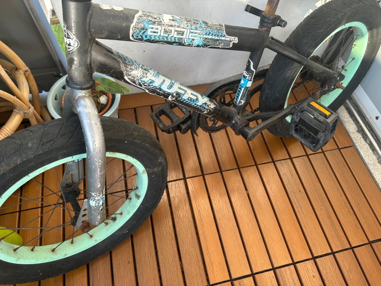 BMX Bike with rare fat tires - photo 4