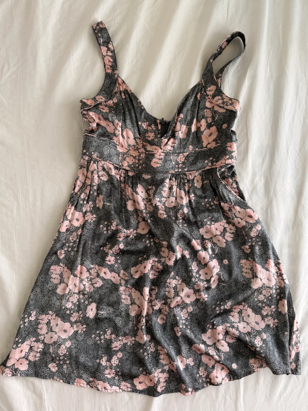 Silk Marciano Floral Dress