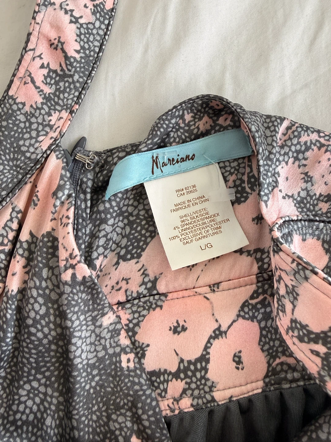 Silk Marciano Floral Dress - photo 4