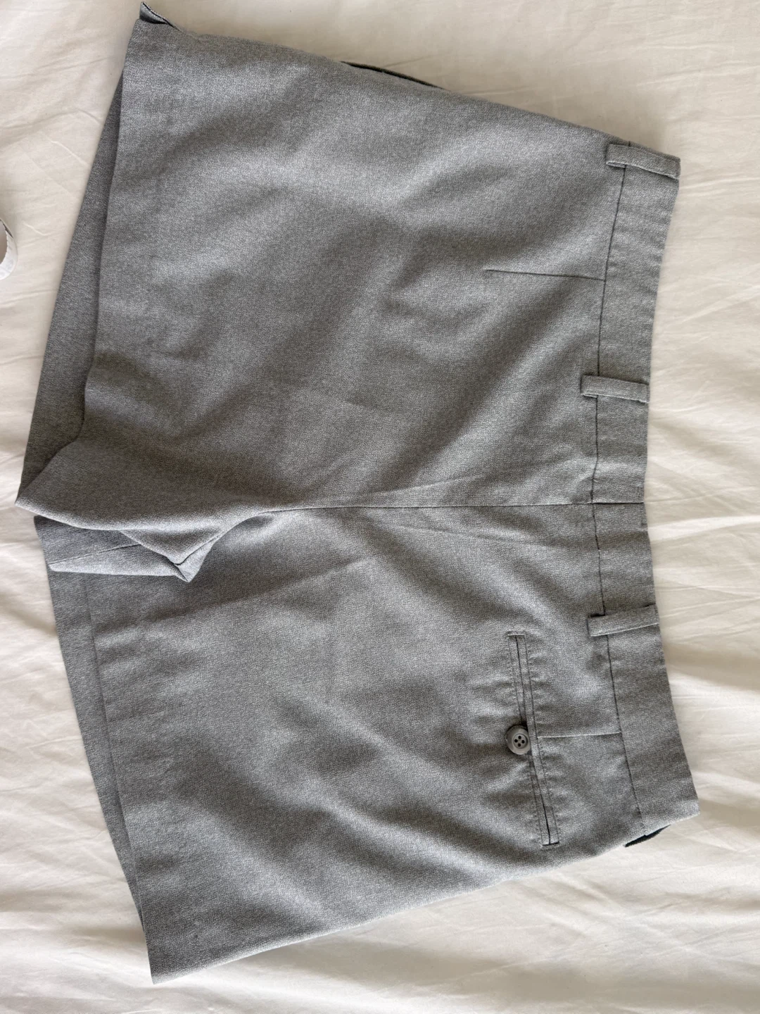 Grey Pleated Shorts - photo 2
