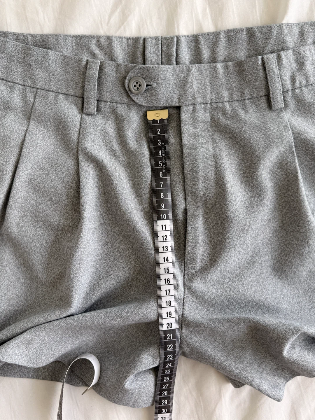 Grey Pleated Shorts - photo 4