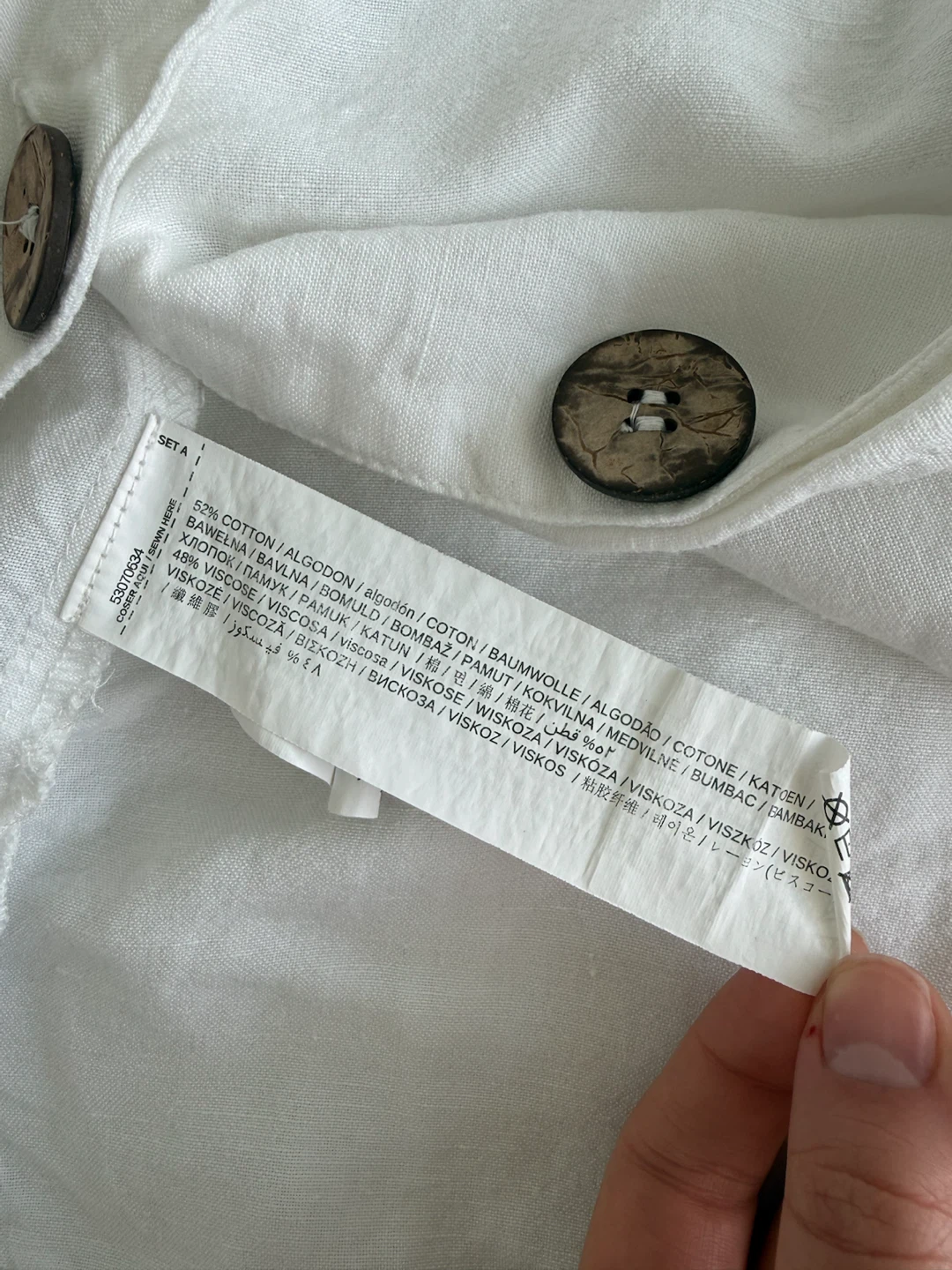MNG Basics White Button-Up Vest - photo 3