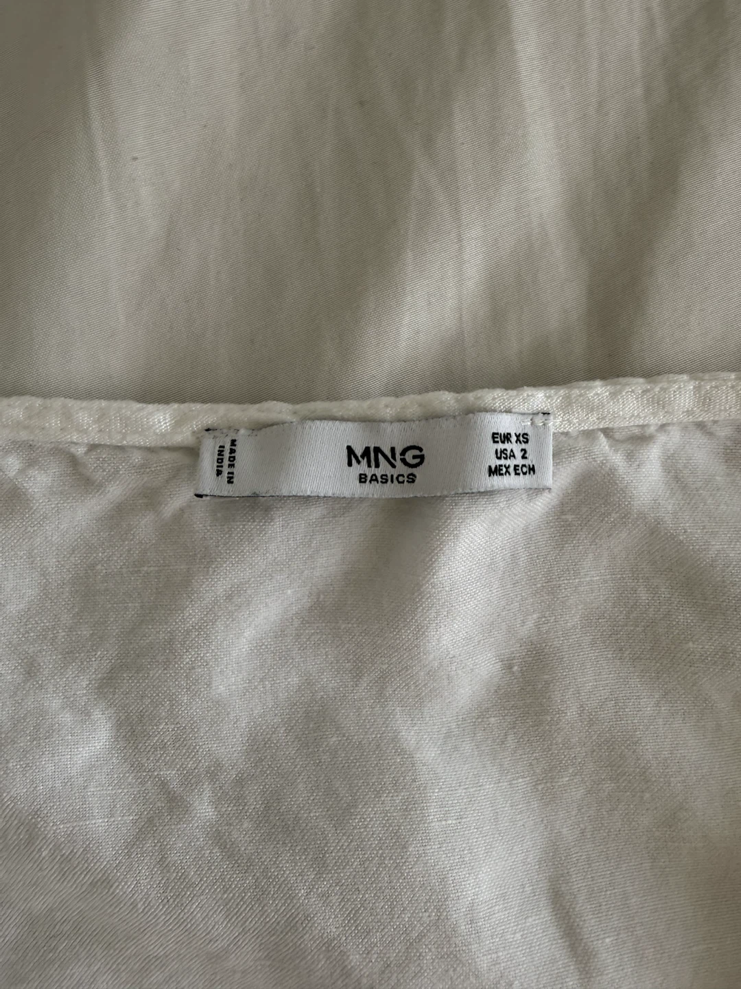 MNG Basics White Button-Up Vest - photo 4
