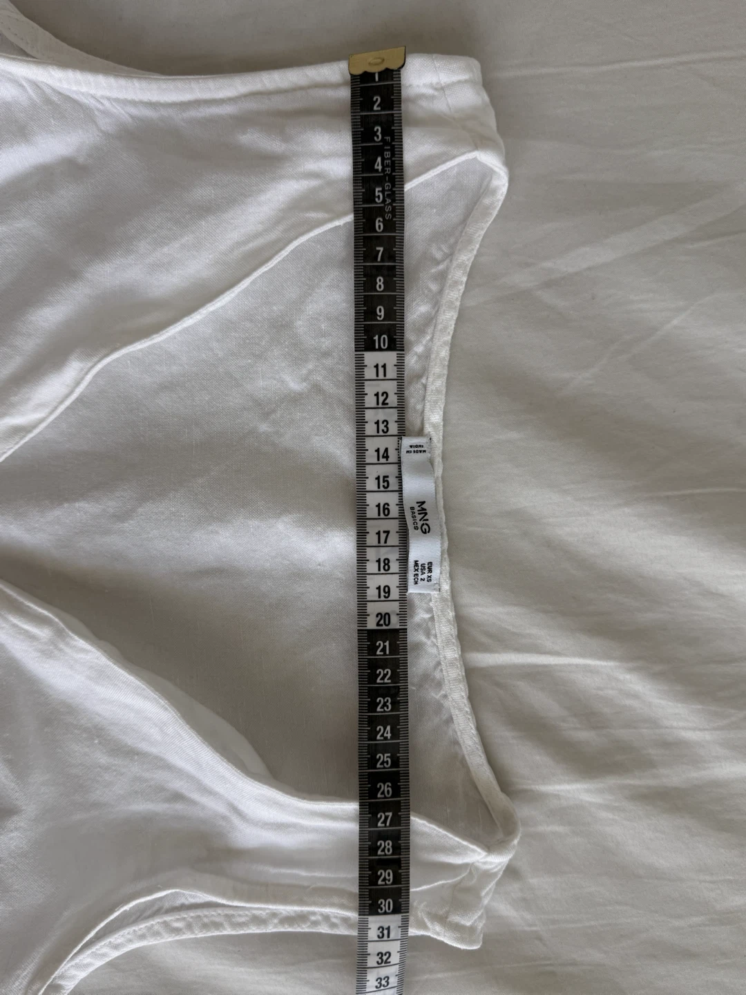MNG Basics White Button-Up Vest - photo 5