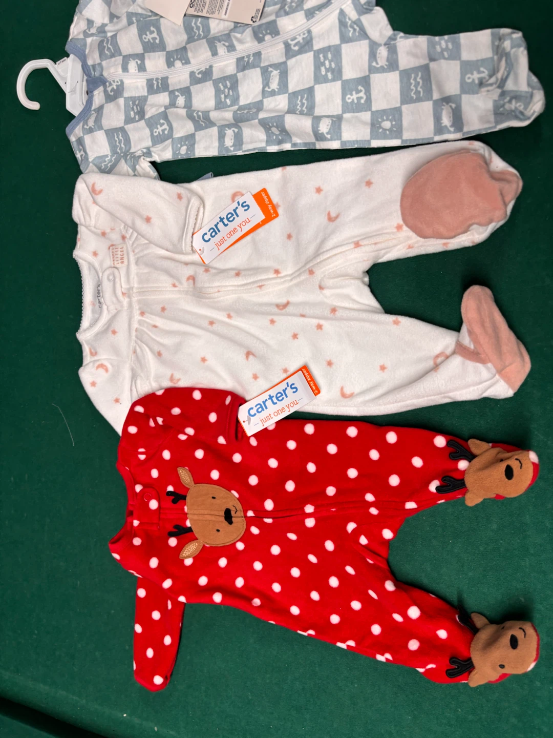 All 5 for $20 Carter's Baby Sleepers Bundle (3 Months)