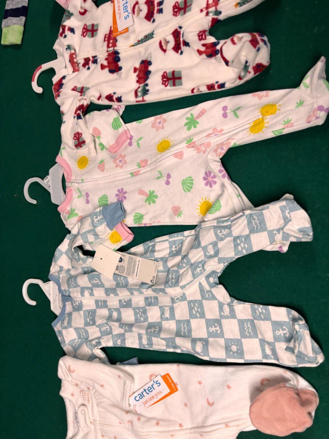 All 5 for $20 Carter's Baby Sleepers Bundle (3 Months) - photo 2