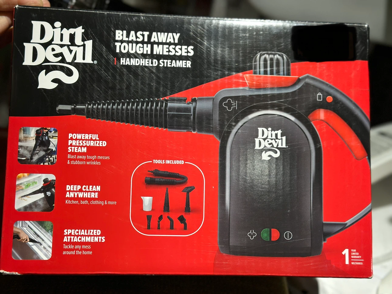 Handheld Steam Cleaner new Open box - photo 2