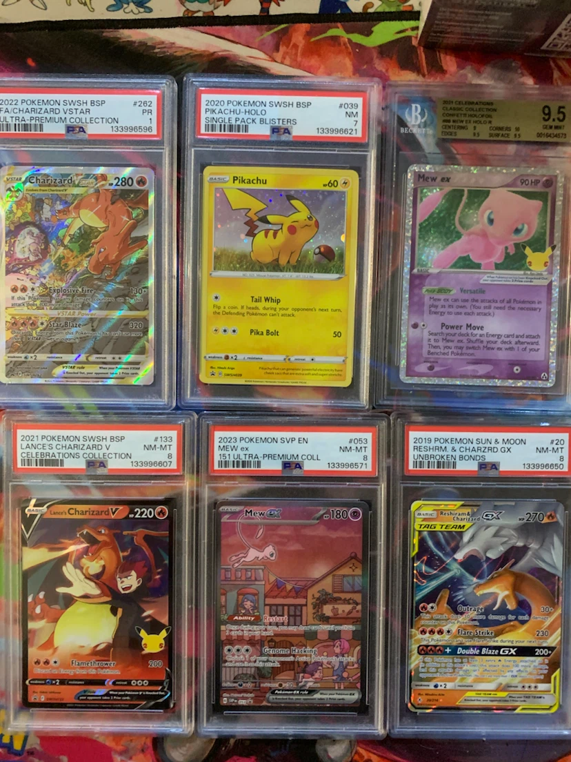 Pokemon slabs sealed and singles lot - photo 5