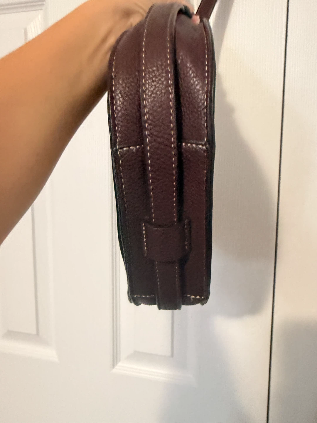 Lily & Ivy Brown Leather Crossbody Purse - photo 5