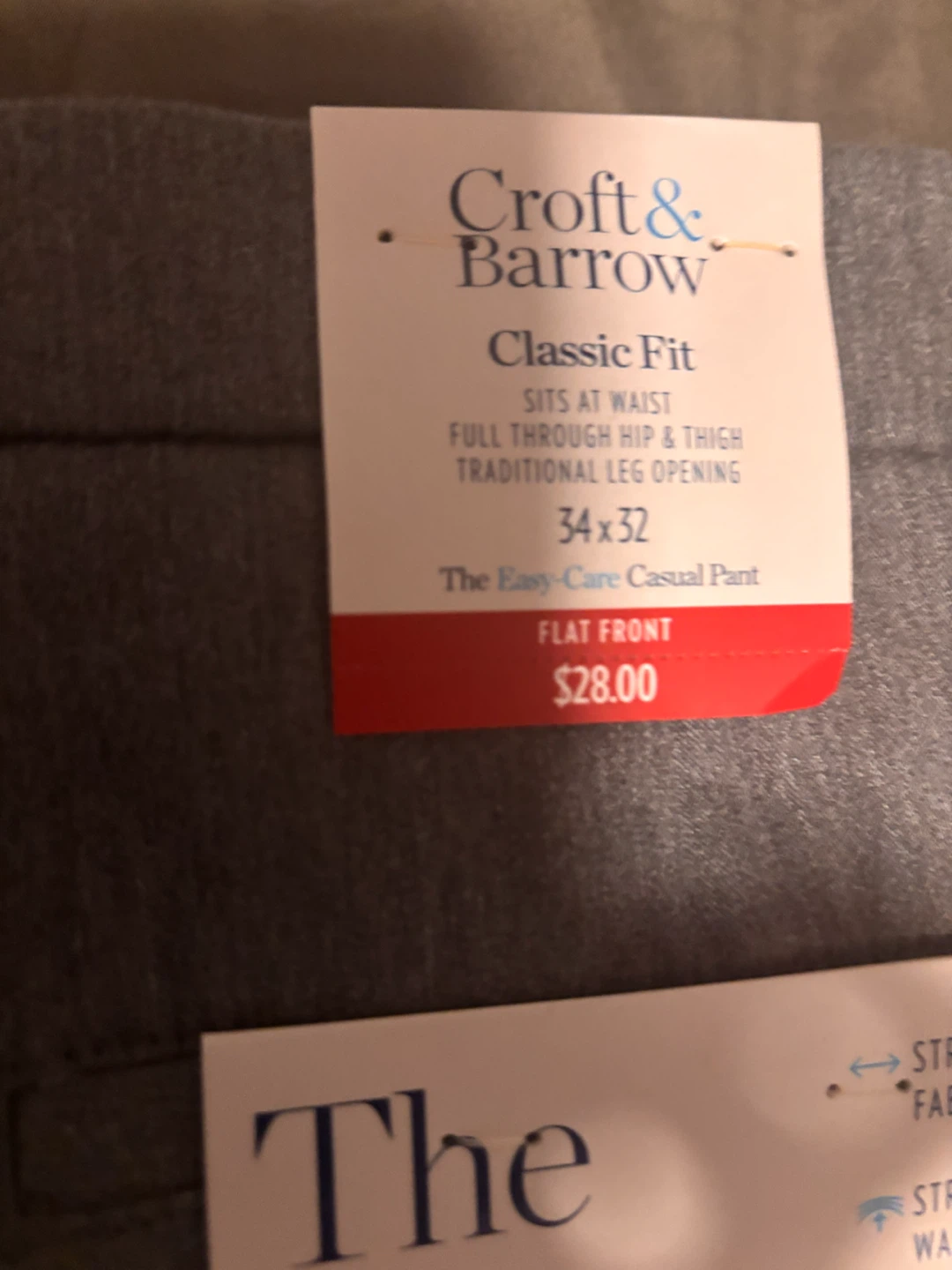 Croft & Barrow The Easy Care Khaki Classic Fit Pants - photo 3