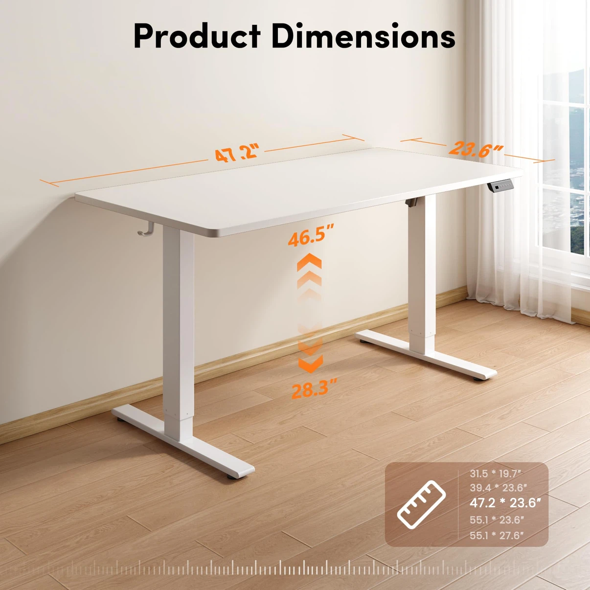 Electric FEZIBO PRO ONE-PIECE Standing Desk - photo 4