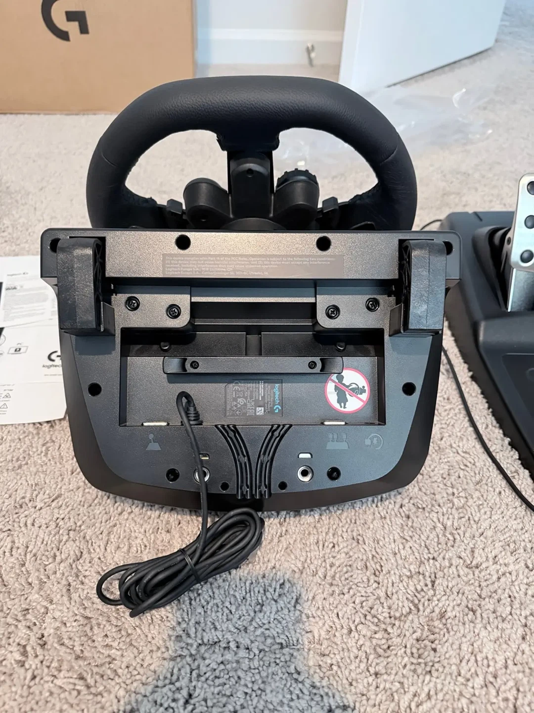 🔥 Logitech G923 Racing Wheel PS5/PS4/PC | Like New - photo 2