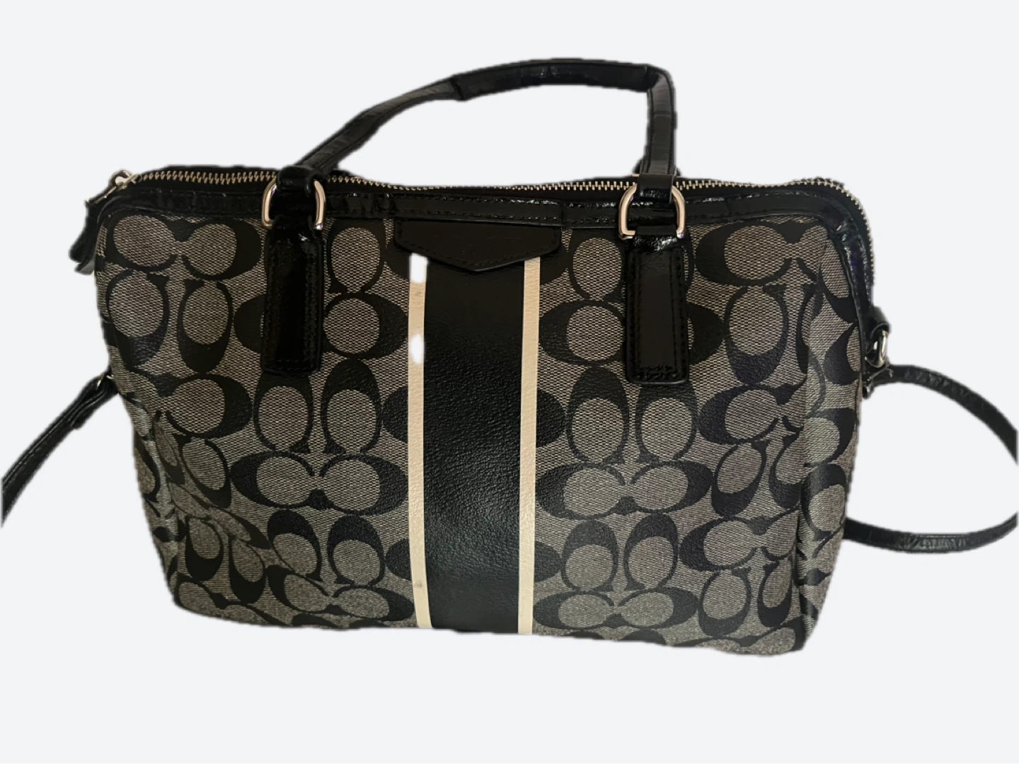 Coach Monogram Satchel Bag