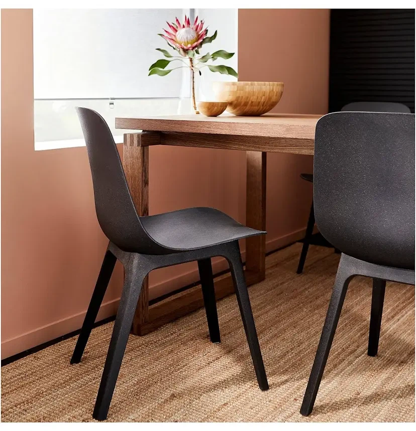 Black Modern Dining Chair x4
