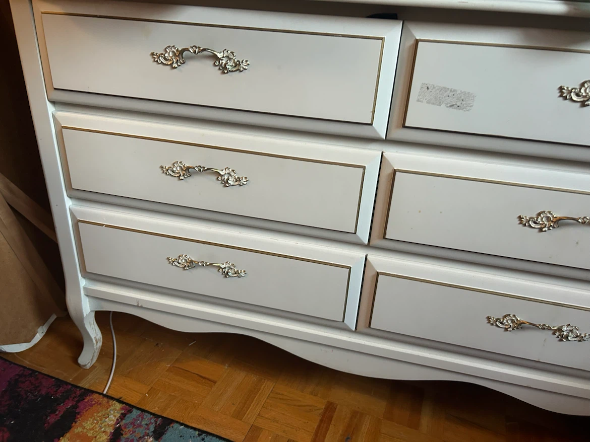 Baronet Cream French Provincial Dresser and Mirror - photo 3