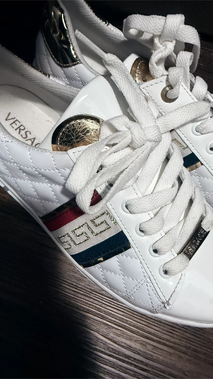 Versace White Sneakers - Size 40 - photo 4
