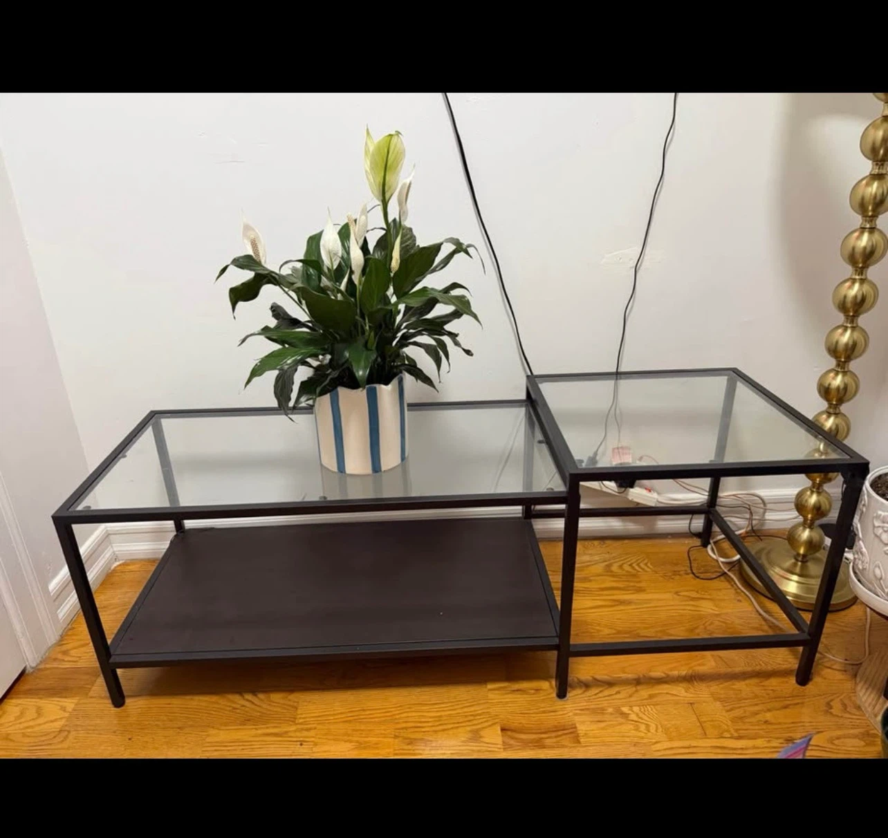 Modern Glass Top Coffee Table