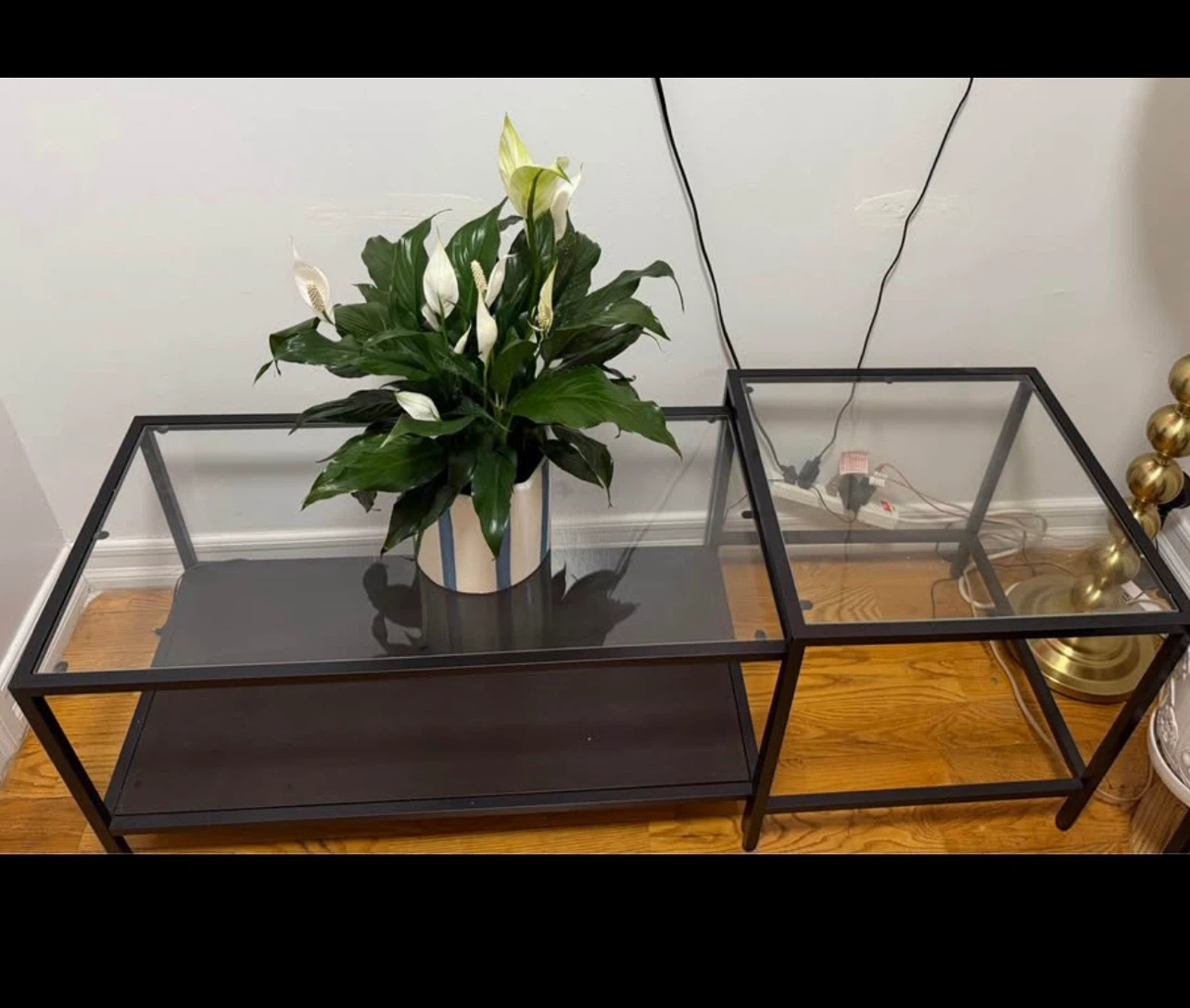 Modern Glass Top Coffee Table - photo 2
