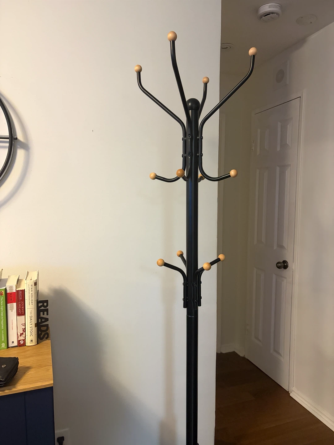 Coat Rack Stand Black