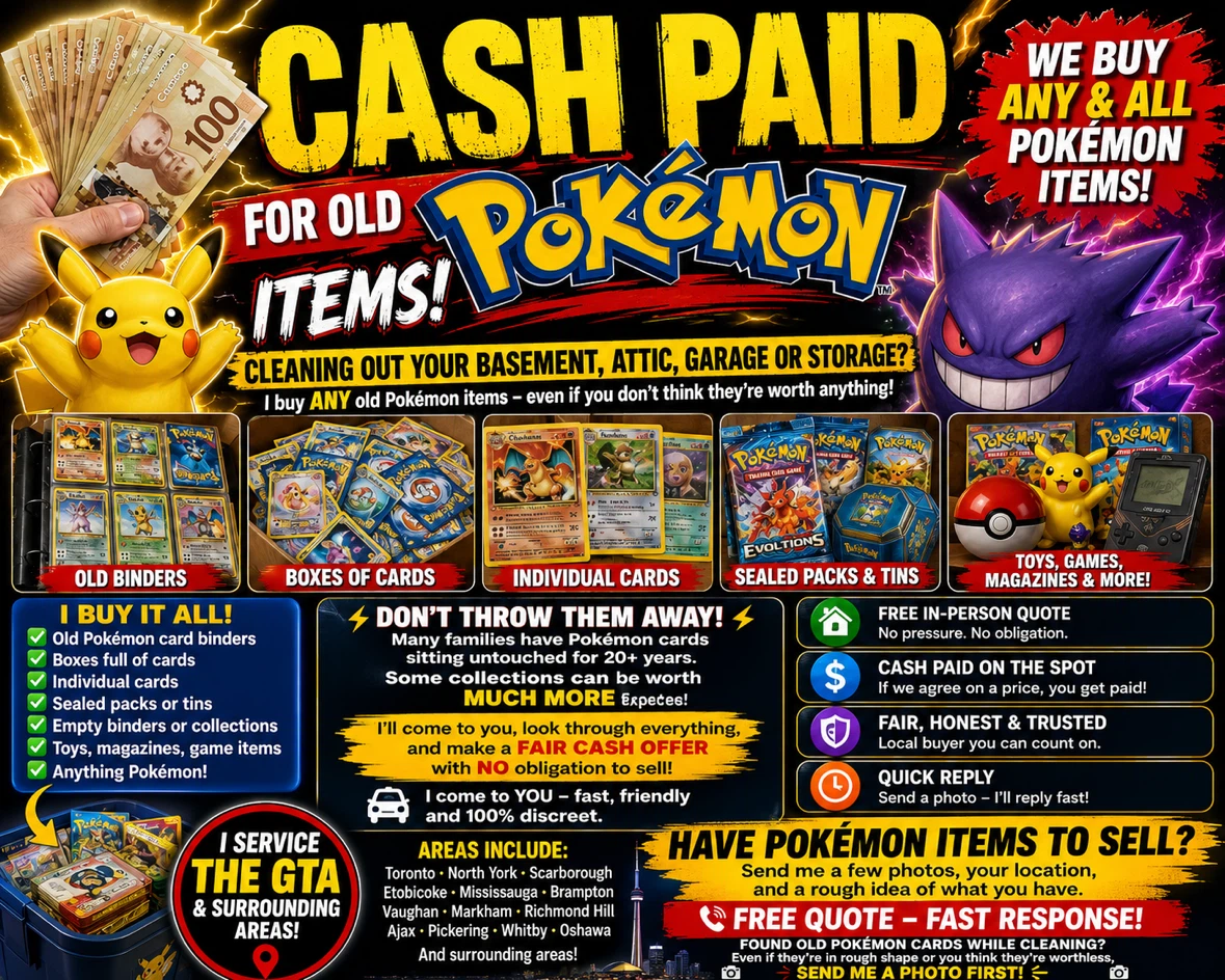 GOT OLD POKEMON CARDS? ILL BUY THEM ALL
