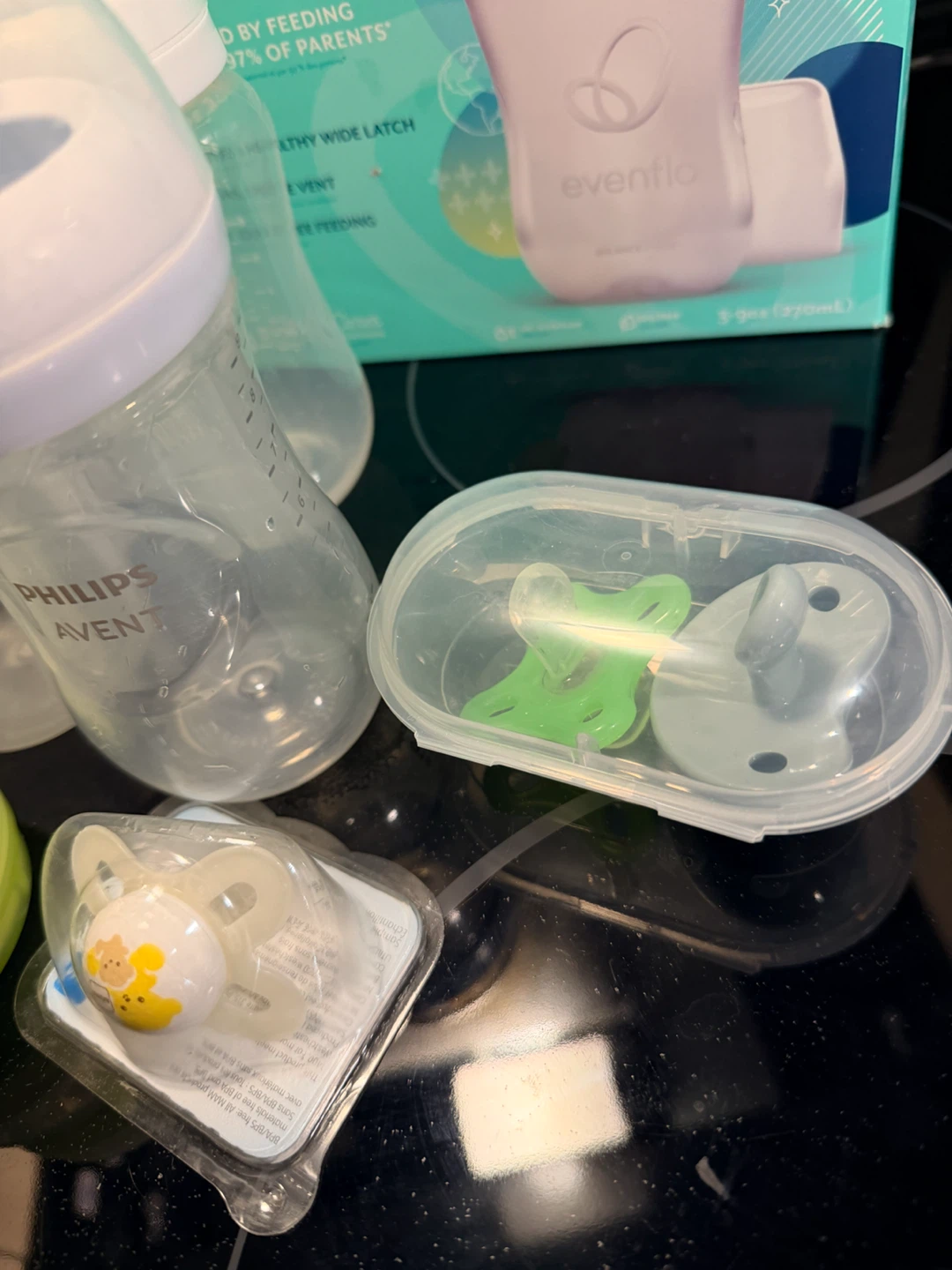 Baby Bottle Bundle – Philips Avent, Evenflo, MAM, Soothers - photo 3