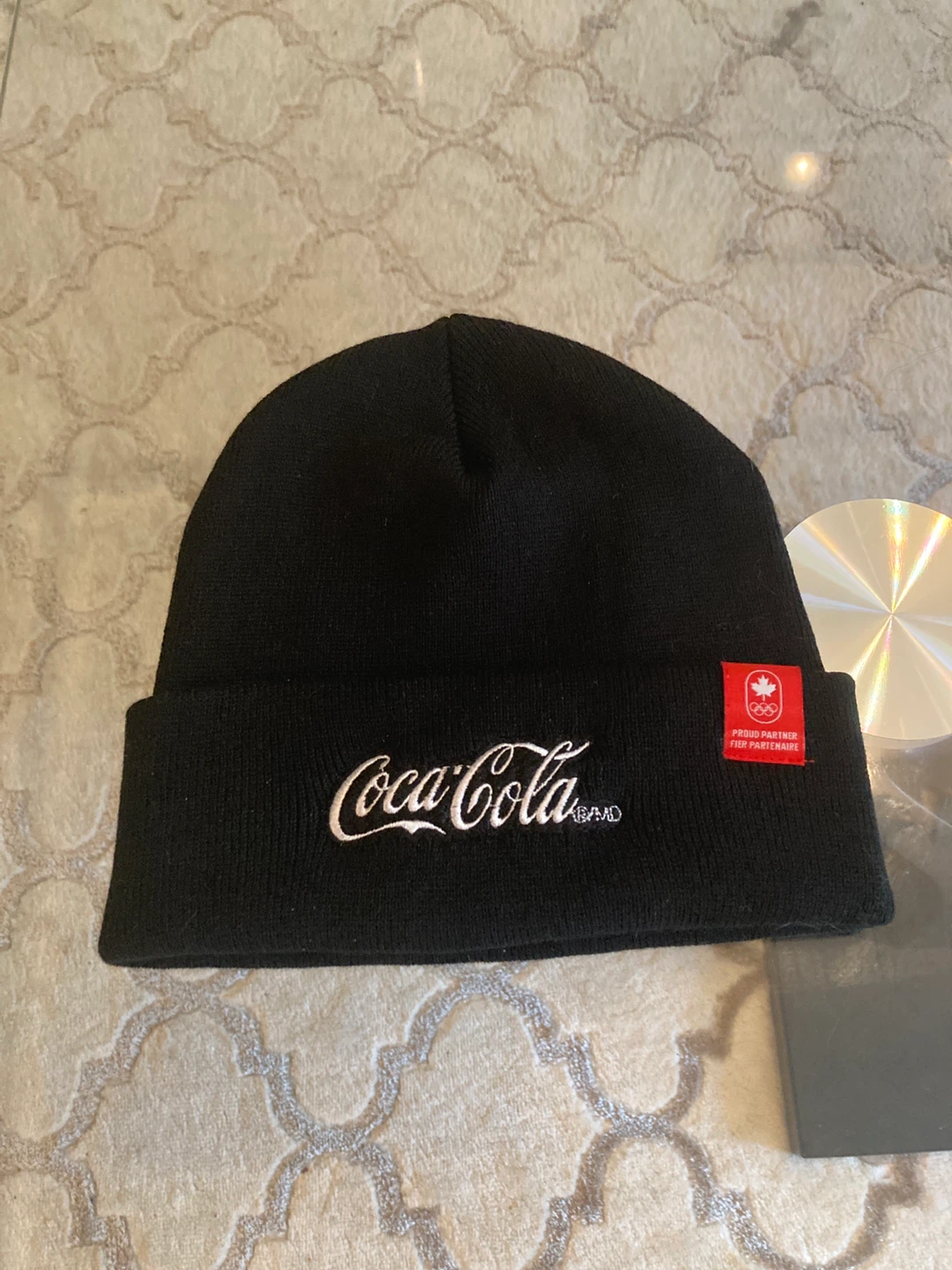 Coca-Cola Olympic Black Beanie