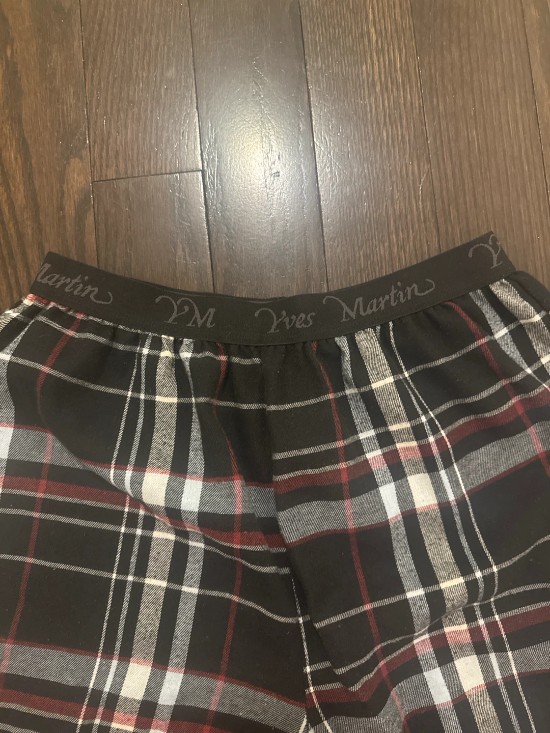 Yves Martin Plaid Pajama Pants M - photo 2
