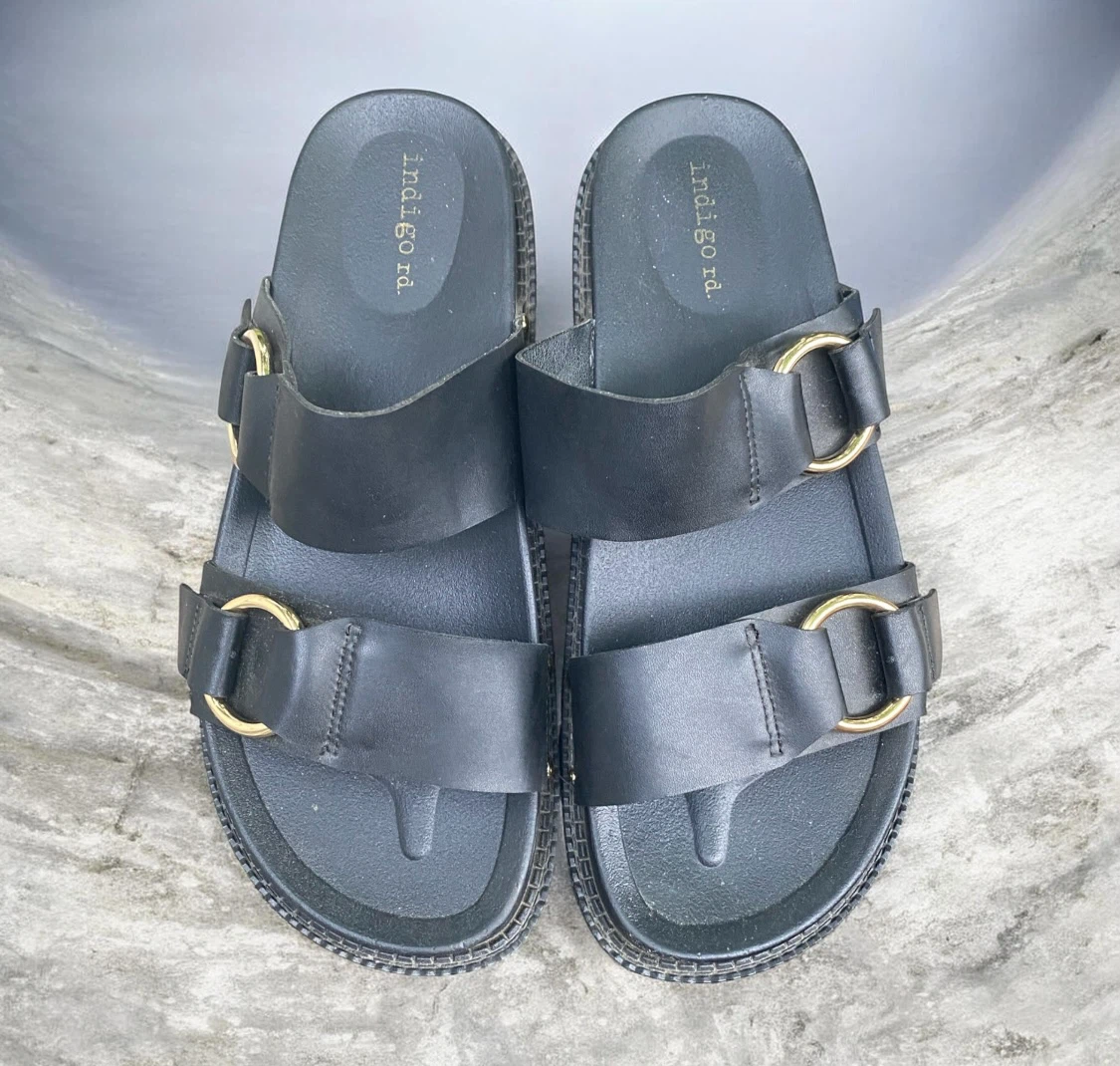 Indigo Rd. Black Double Strap Sandals - photo 3