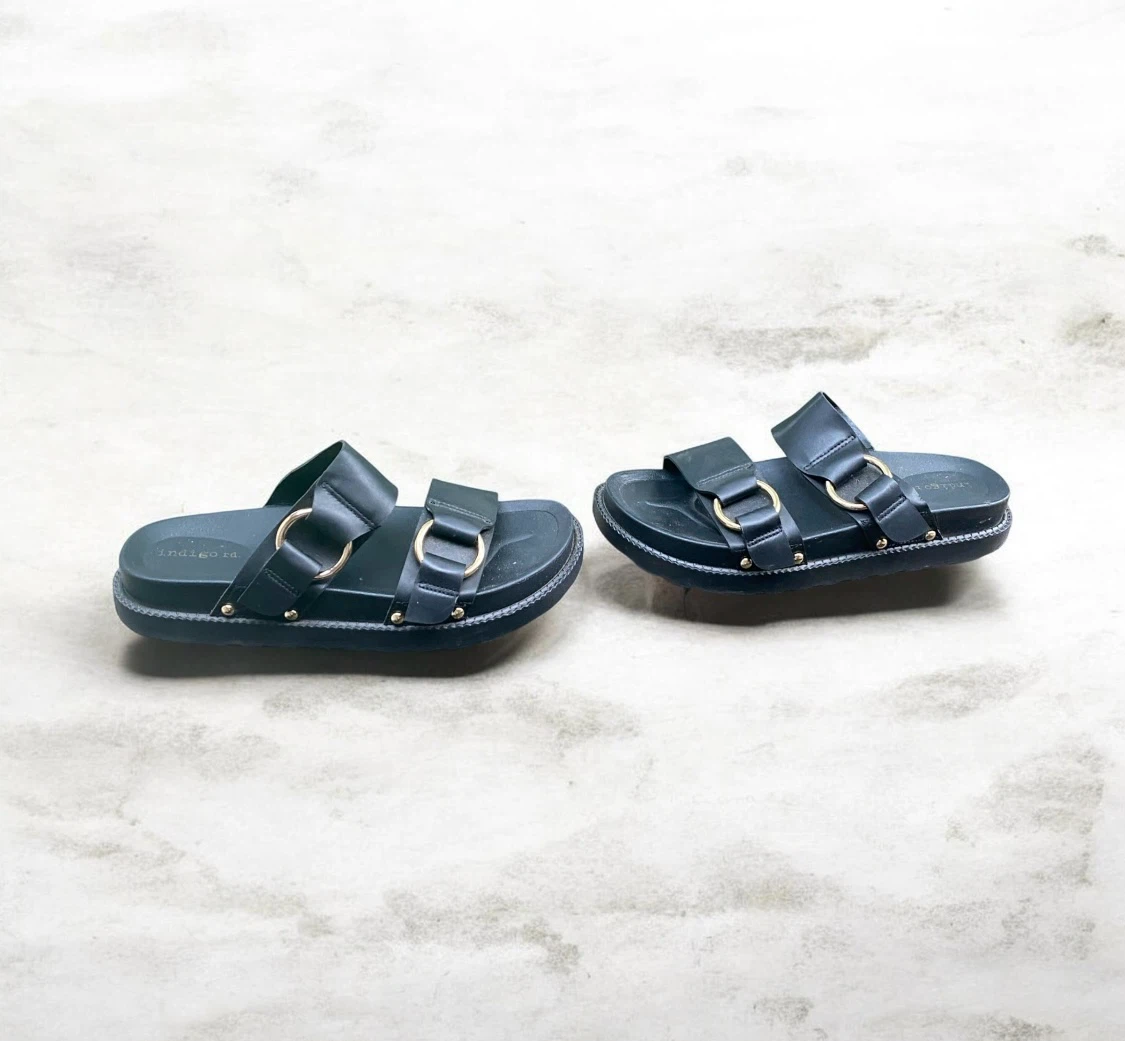 Indigo Rd. Black Double Strap Sandals - photo 4