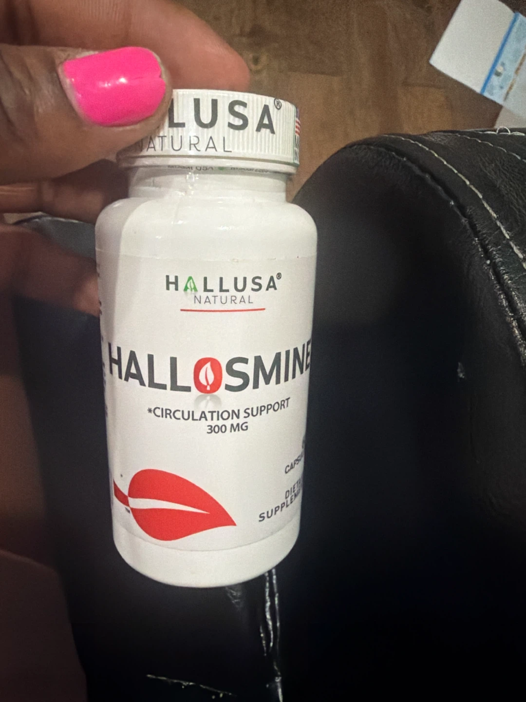 Hallusa Natural Allosmine CirculationDietary  300mg 60 Capsules - photo 2