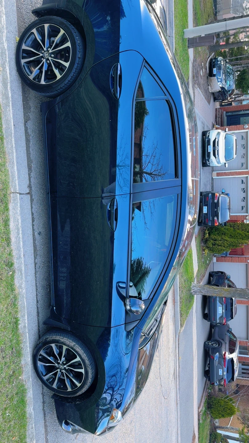 Blue Toyota Corolla