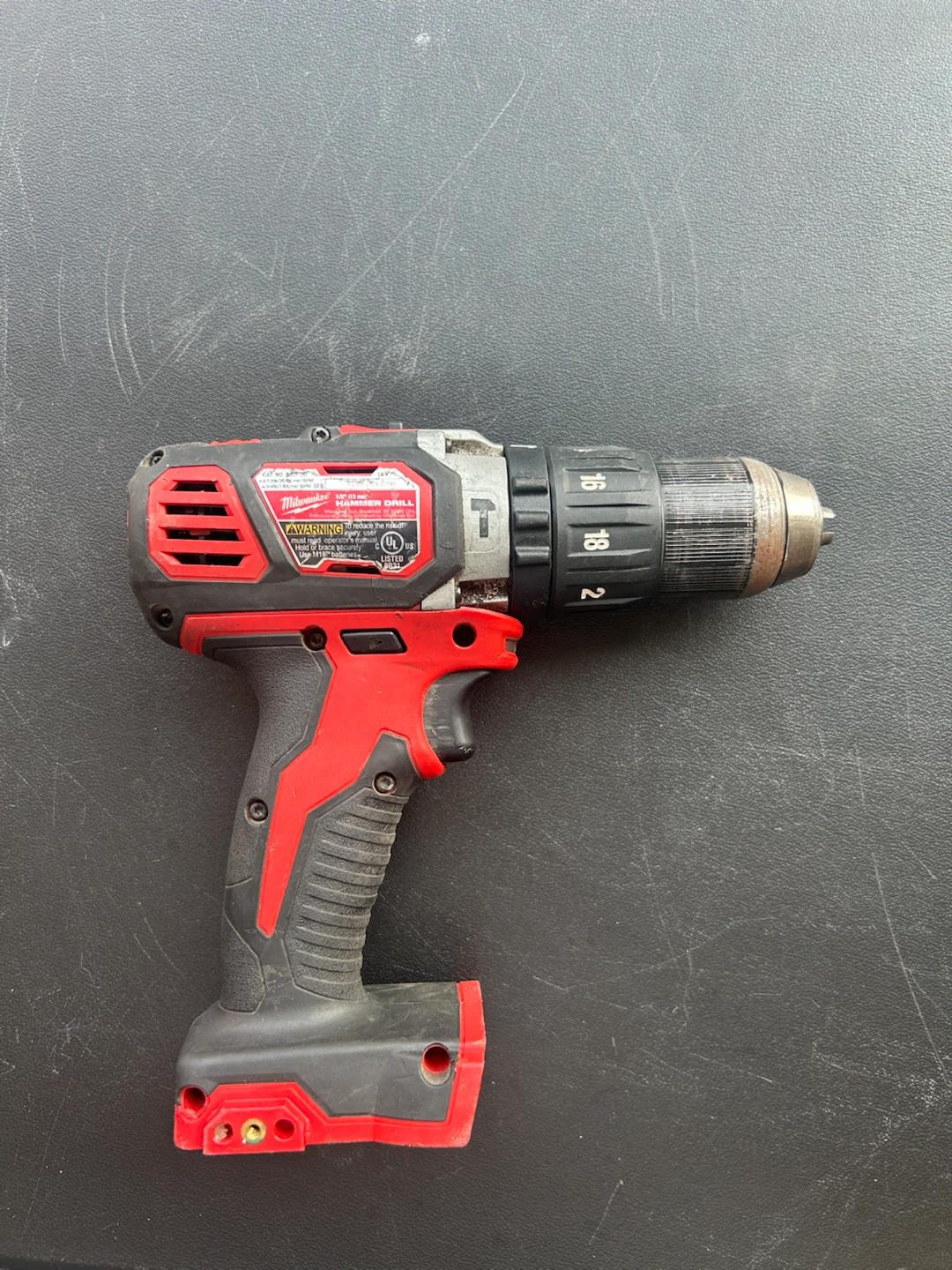 Milwaukee M18 1/2" Hammer Drill 2807-20 - photo 2
