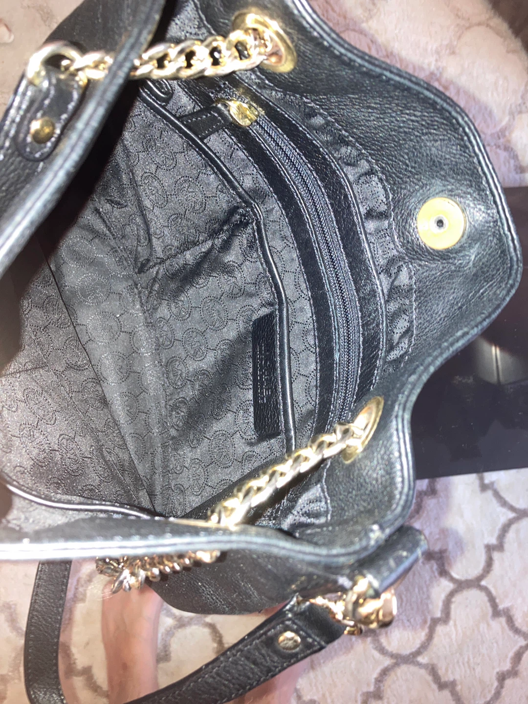 Michael Kors Black Leather Crossbody Bag - photo 3