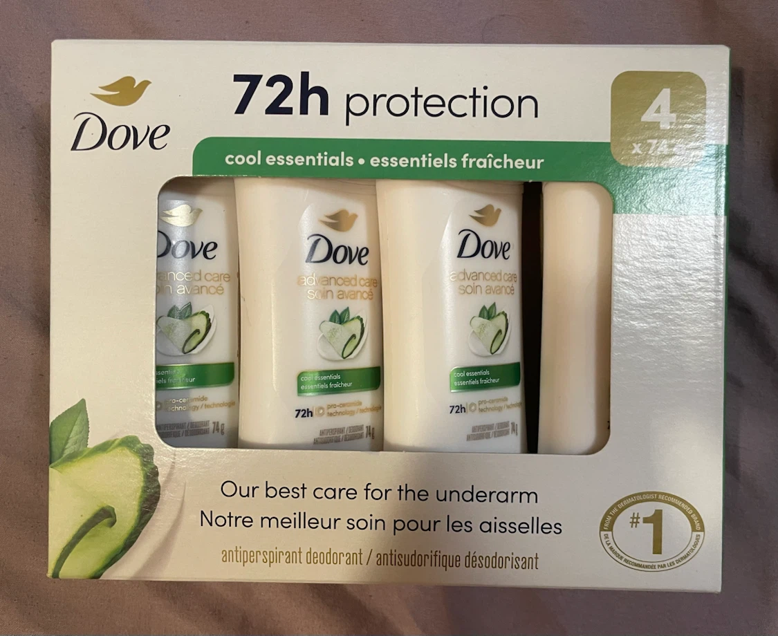 Dove 72h Protection Cool Essentials Antiperspirant Deodorant Set