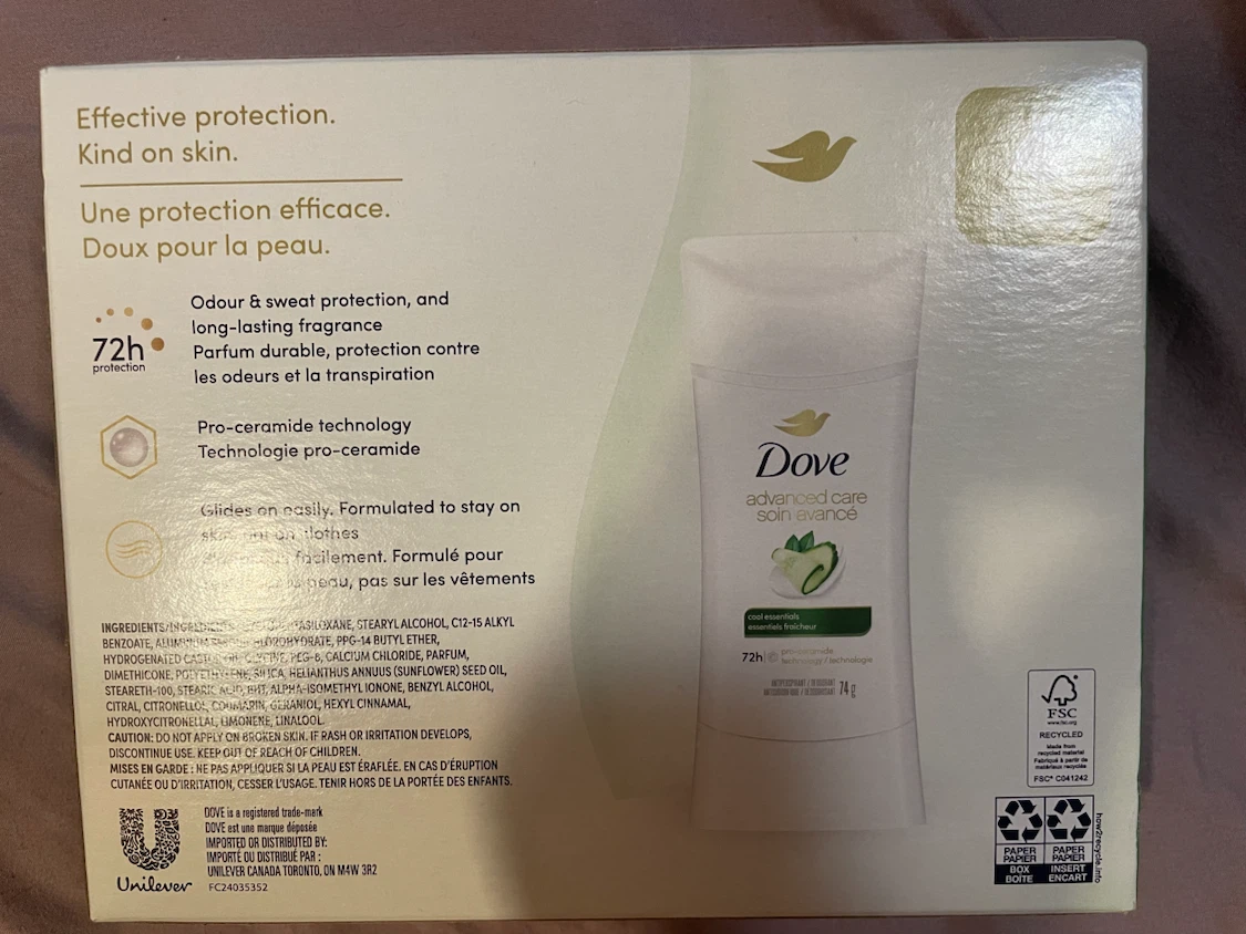 Dove 72h Protection Cool Essentials Antiperspirant Deodorant Set - photo 2