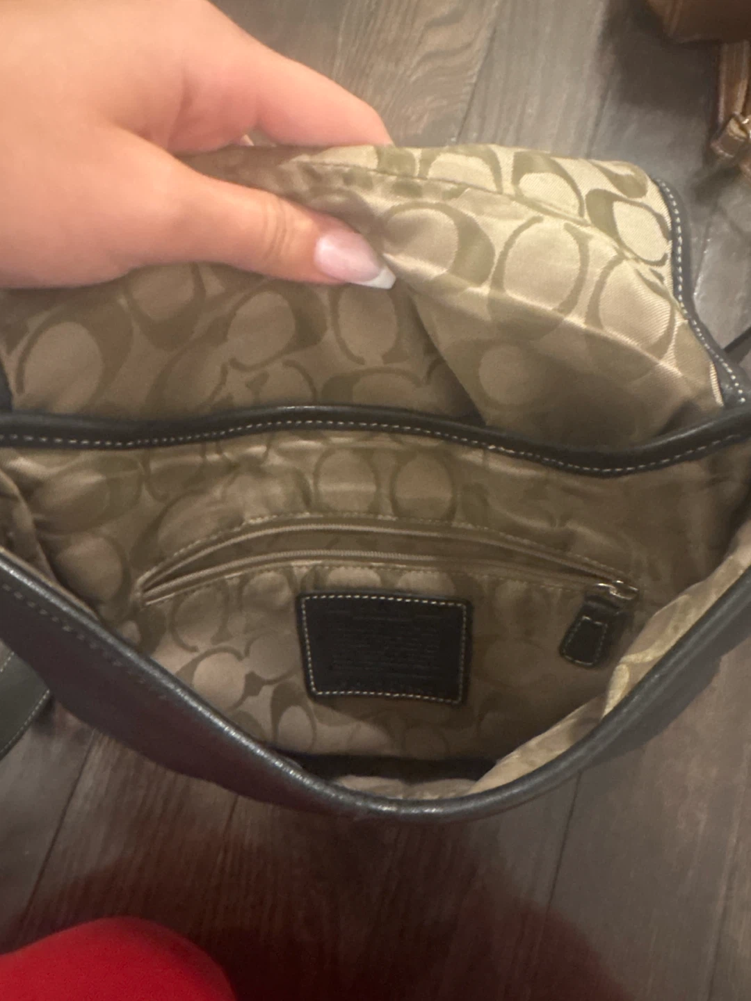 Coach Black Leather Shoulder Bag - photo 3