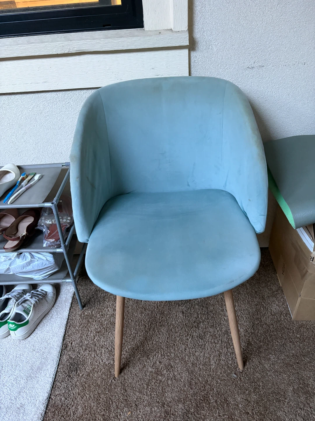 Light Blue Accent Chair - photo 2
