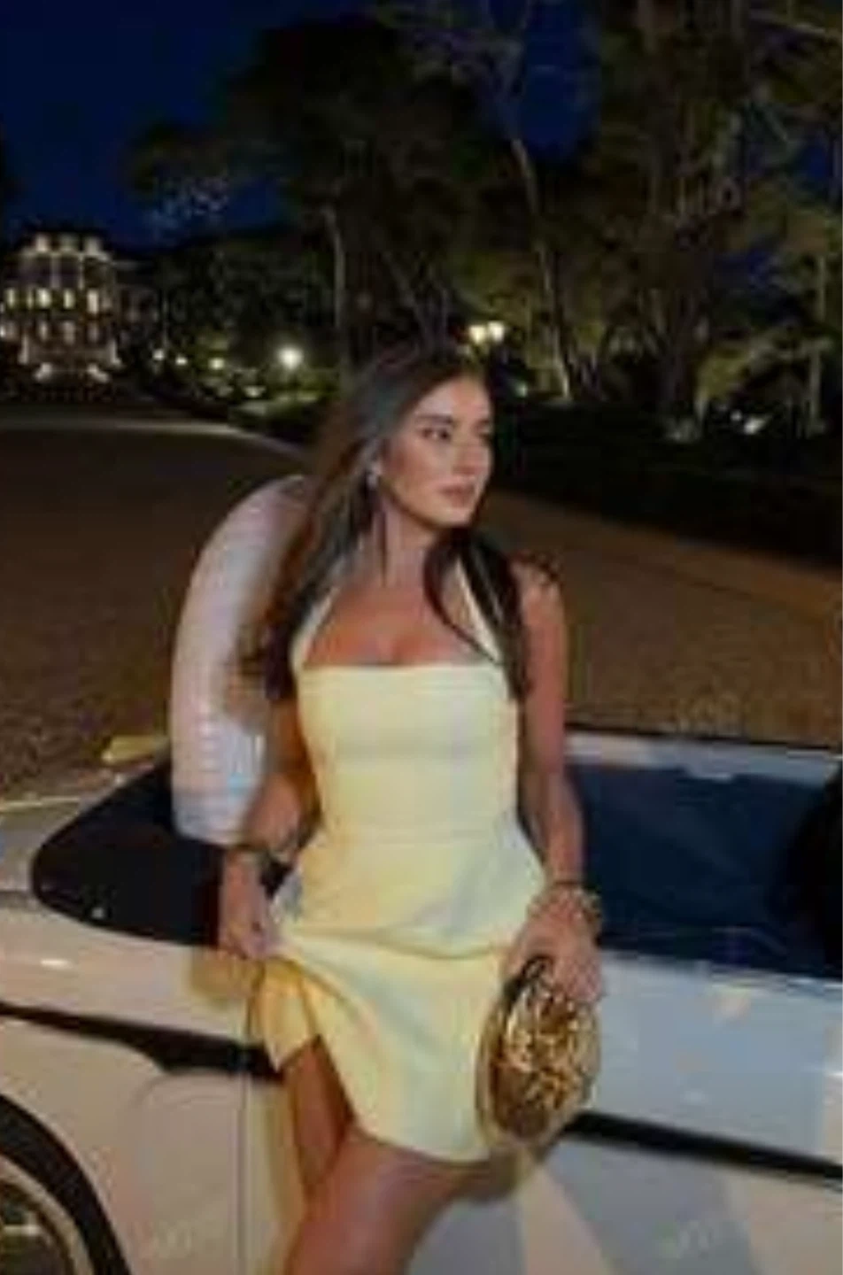 Yellow Halter Neck Mini Dress - photo 2