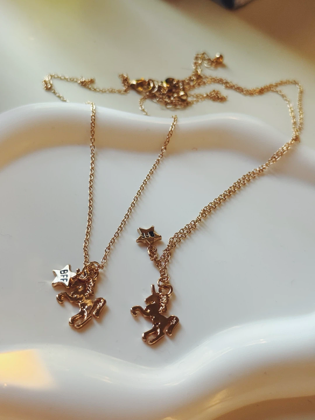 BFF Unicorn Necklace Set (2 Pieces)