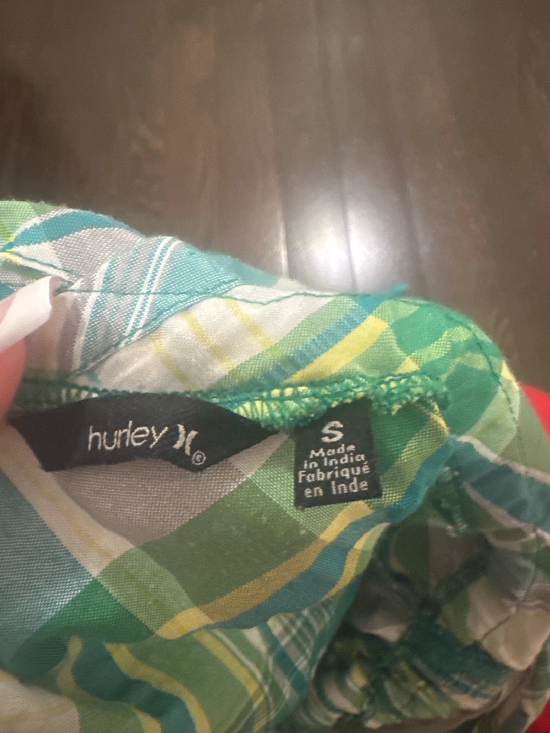Hurley Plaid Tank Top Size S - photo 2