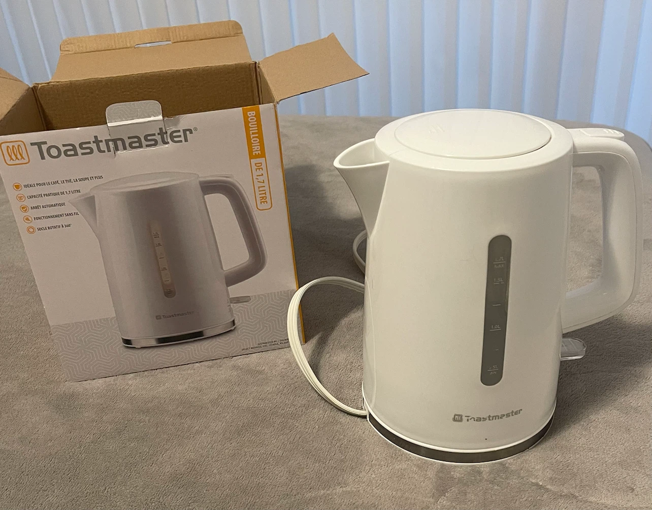 Toastmaster 1.7L Cordless Electric Kettle