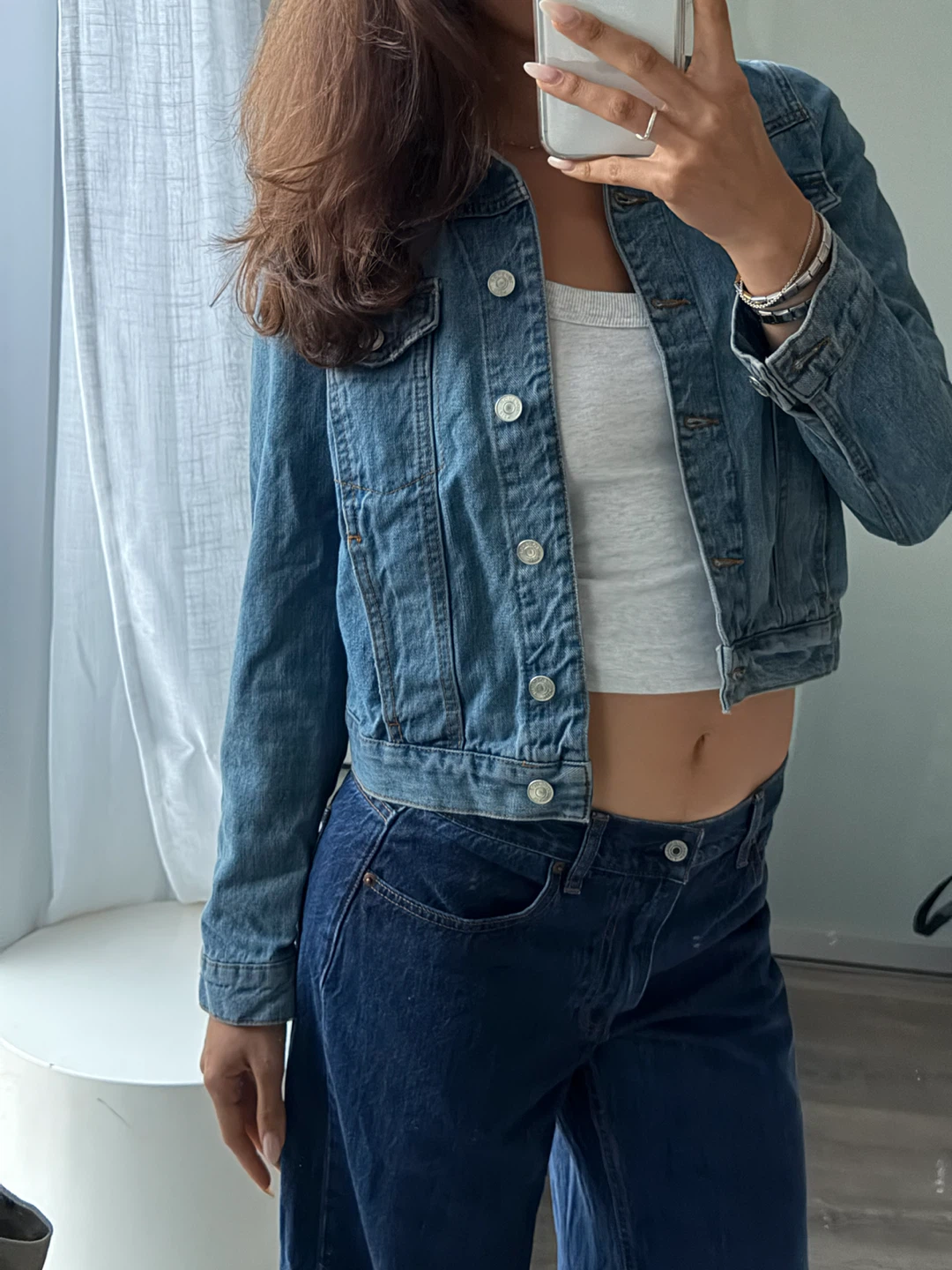 Classic Short Denim Jacket - photo 2